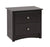 Prepac Sonoma Bedroom Black Sonoma 2 Drawer Nightstand - Multiple Options Available