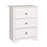 Prepac Sonoma Bedroom White Sonoma 3-drawer Tall Nightstand - Multiple Options Available